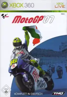 MotoGP 07 (USA) box cover front